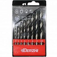 Набор свёрл по металлу Derzhi, 3-10 мм, 8 шт  картинка